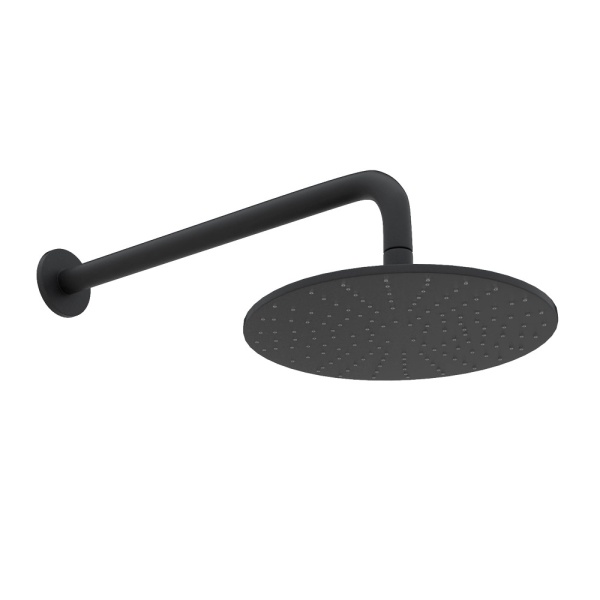 Душевая система со смесителем Cezares Nautic NAUTIC-DSIP-NOP монтаж встраиваемая  в стену без термостата черный матовый