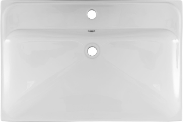 Раковина мебельная прямоугольная Aquanet Flash 00333267 керамика цвет белый