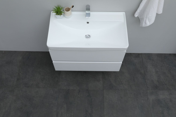 Раковина мебельная прямоугольная Aquanet Ирис 00301805 керамика цвет белый