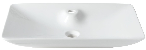Раковина накладная прямоугольная Allen Brau Fantasy 4.11017.20 керамика цвет белый