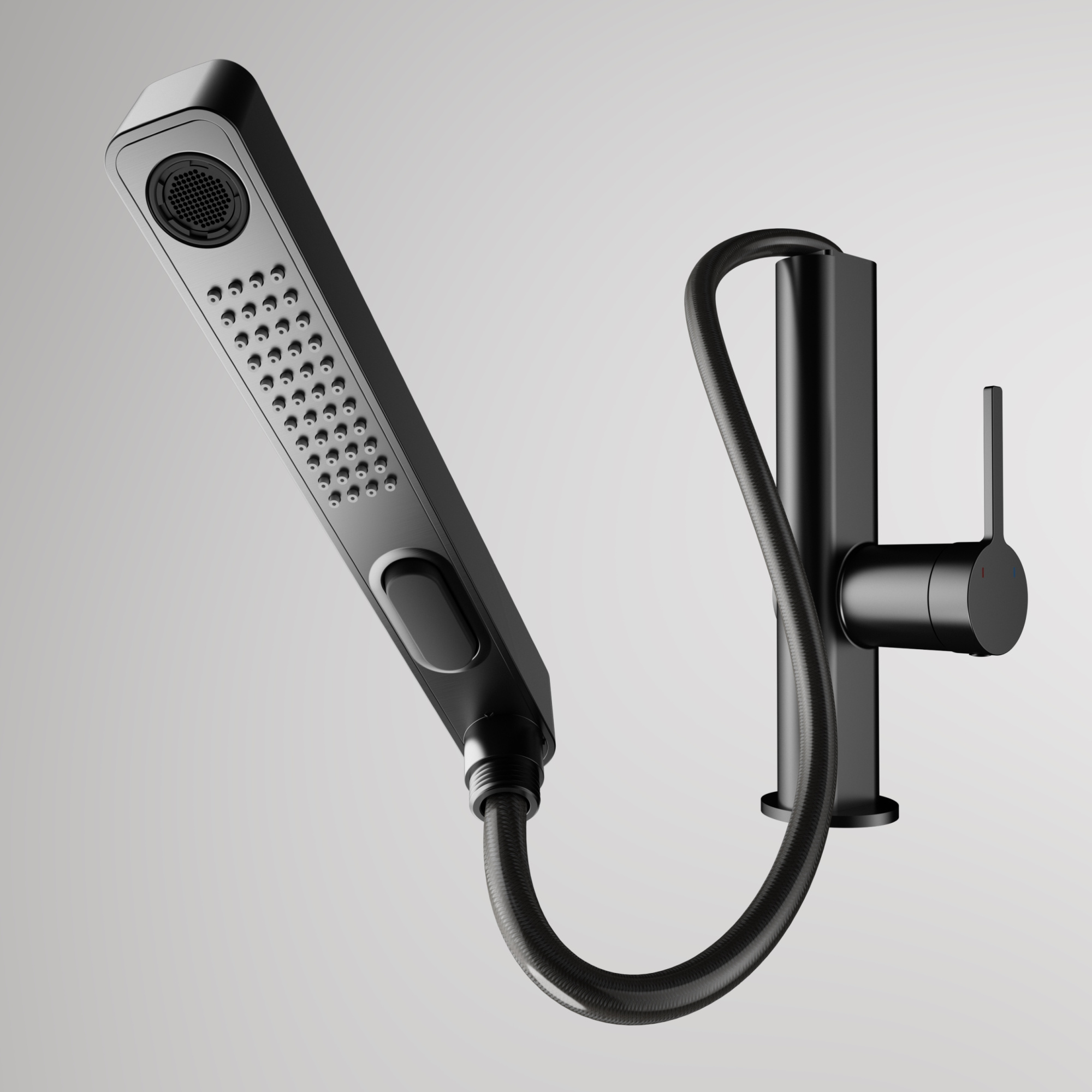 Смеситель для кухни Vincea  VKF-22GM без подключения к фильтру вороненая сталь