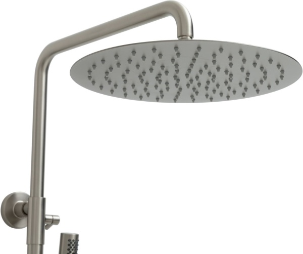 Душевая система со смесителем Allen Brau Priority 5.31A10-BN монтаж настенная без термостата брашированный никель
