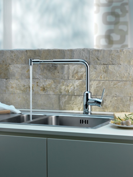 Смеситель для кухни Kludi L-ine 428210577  хром