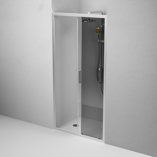 Душевая дверь Am.Pm Gem W90G-100-1-195MG 100 см стекла прозрачные тонированные, профиль хром