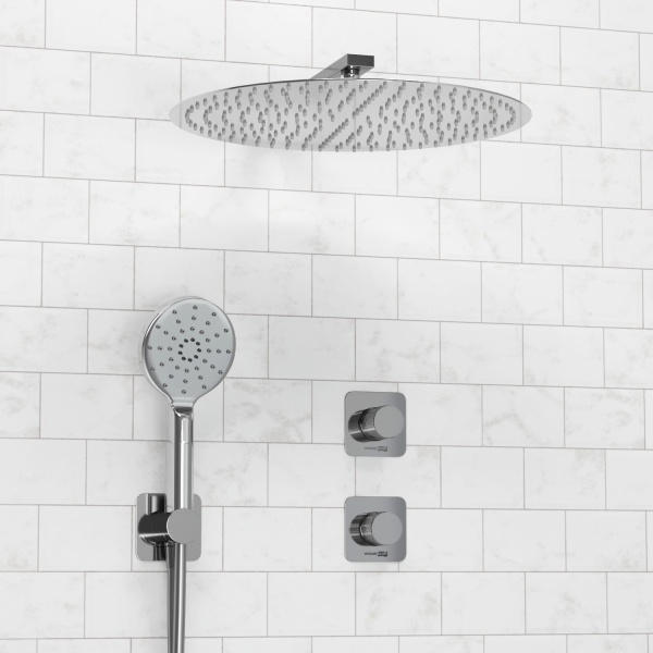 Душевая система со смесителем Wasserkraft Mosel 4600 A4651.293.090.117.271.087.127 монтаж встраиваемая в стену без термостата хром