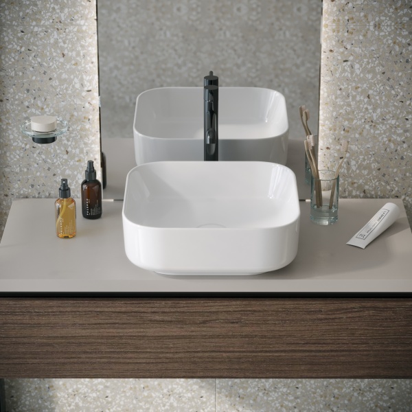 Раковина  квадратная  Grossman Falcon GR-3055 фаянс цвет белый