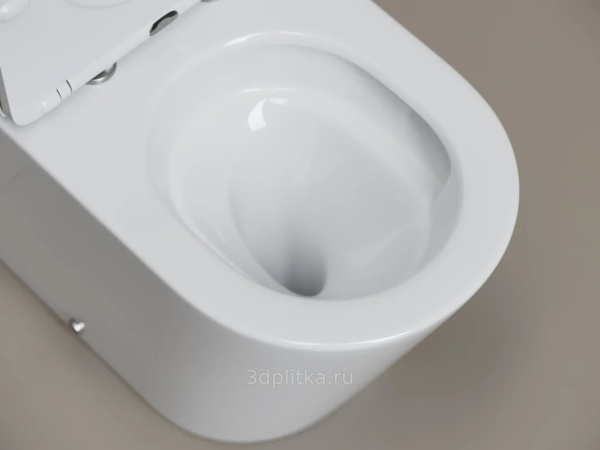 Чаша напольного унитаза Ceramica Nova Highlight CN1802T-B цвет белый