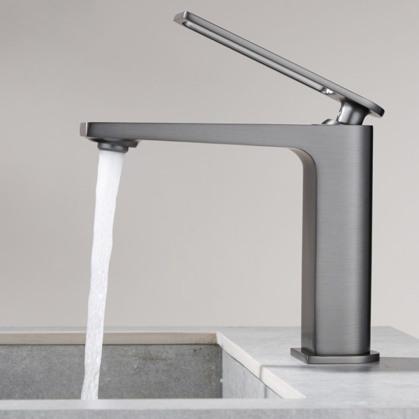 Смеситель для раковины Black&White Universe UK9901MG gun metal