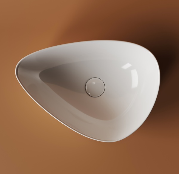 Раковина накладная нестандартная Ceramica Nova Element CN5026 фарфор цвет белый
