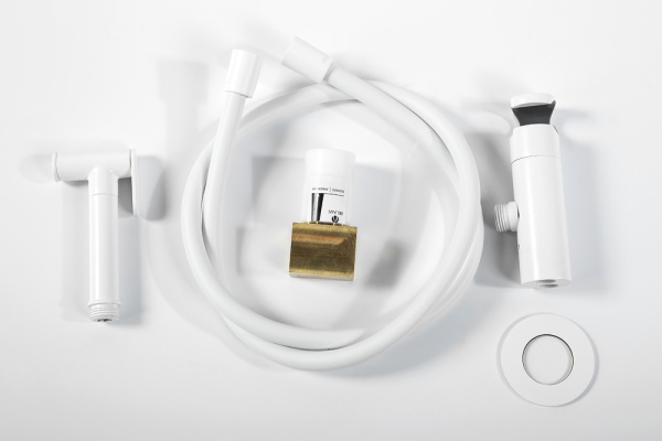 Гигиенический душ Cezares Leaf LEAF-DIF-BIO настенный белый матовый