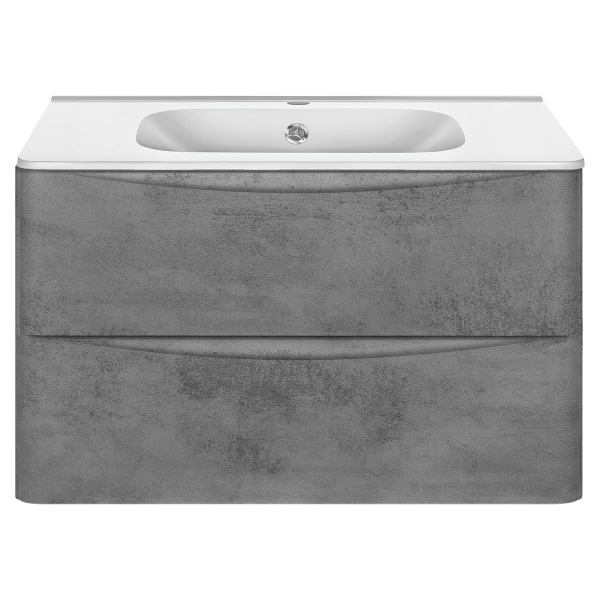 Тумба  подвесная Vincea Paola VMC-2P800BT 80 см  2 ящика цвет Beton 