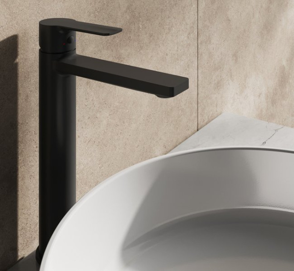 Смеситель для раковины Ravak Solar X070490 черный матовый