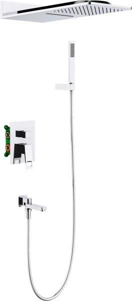 Душевая система со смесителем Timo Briana SX-7119/00SM монтаж встраиваемая в стену без термостата хром