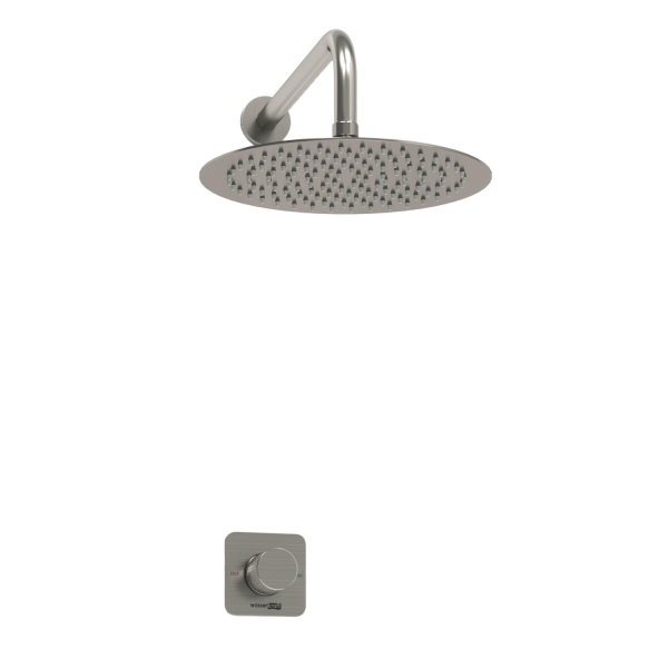 Душевая система со смесителем Wasserkraft Tauber 6400 A6451.097.121 монтаж встраиваемая в стену без термостата никель