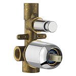 Встраиваемая часть для механического смесителя на 2 выхода Plumberia Selection IXO INT0036CR хром 