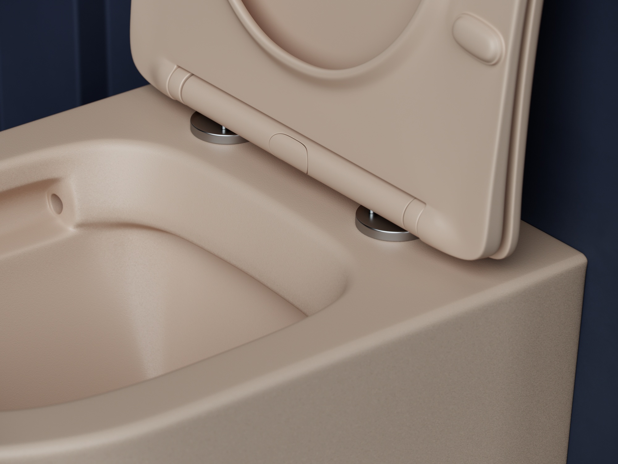 Унитаз подвесной Ceramica Nova Balearica CN6000MC Rimless фарфор бежевый матовый