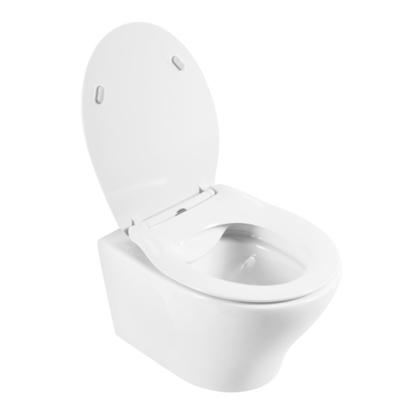 Унитаз подвесной BelBagno Acqua BB340CHR Rimless фаянс белый