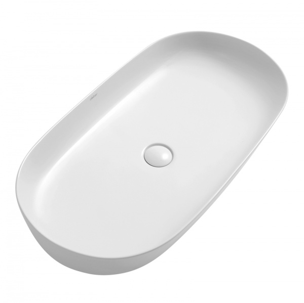 Раковина  овальная Abber Bequem AC2110 фаянс цвет белый