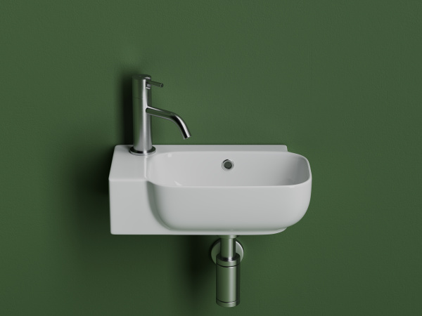 Раковина подвесная прямоугольная Ceramica Nova Element CN6074R фарфор цвет белый