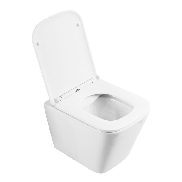 Унитаз подвесной BelBagno Ardente-R BB520CHR/SC Rimless фаянс белый
