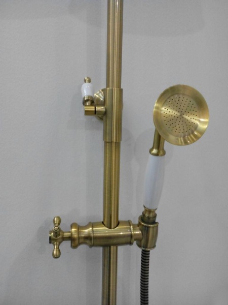 Душевая система без смесителя Boheme Medici 401 монтаж настенная  бронза