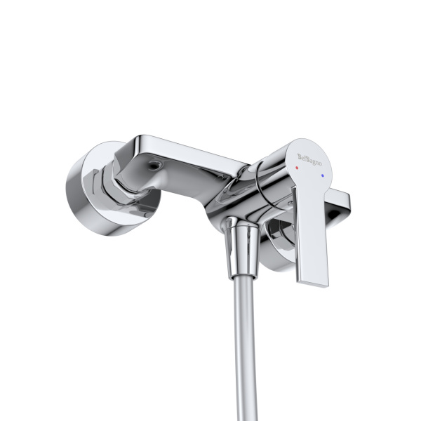 Смеситель для душа BelBagno Aurora AURORA-ESDM-CRM настенный 
без термостата хром