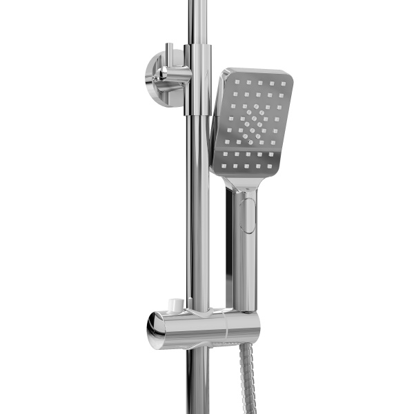 Душевая система со смесителем Grossman Cosmo 500.K35.02.100 монтаж настенная без термостата хром