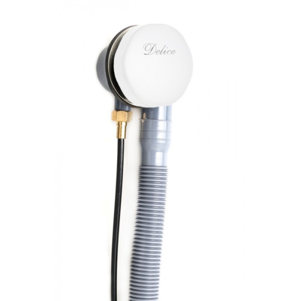 Слив-перелив Delice DLR000017 полуавтомат белый