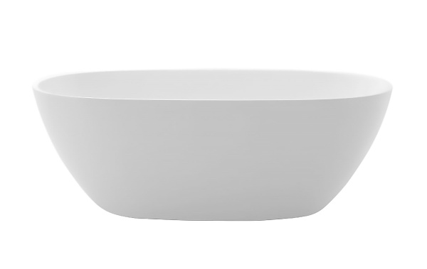 Акриловая ванна отдельностоящая BelBagno  BB81-1500 150x75 овальная цвет белый