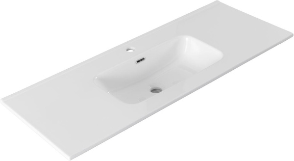 Раковина мебельная прямоугольная Aquanet Flat 00254366 керамика цвет белый