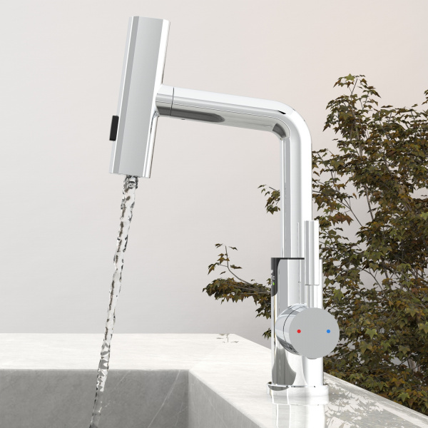 Смеситель для раковины Black&White Universe SD3028C хром