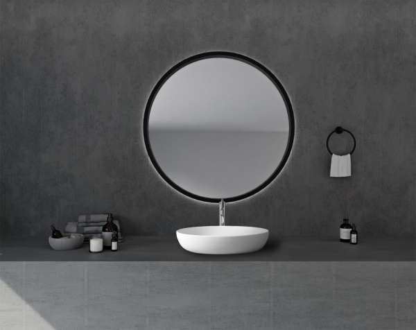 Раковина  овальная Abber STEIN AS2619 искусственный камень цвет белый матовый