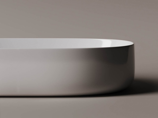 Раковина накладная овальная Ceramica Nova Element CN5022 фарфор цвет белый