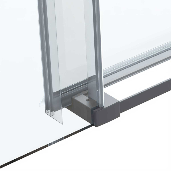 Душевая дверь Vincea Como Soft VDS-1CS130CLGM 130 см стекла прозрачные, профиль вороненая сталь