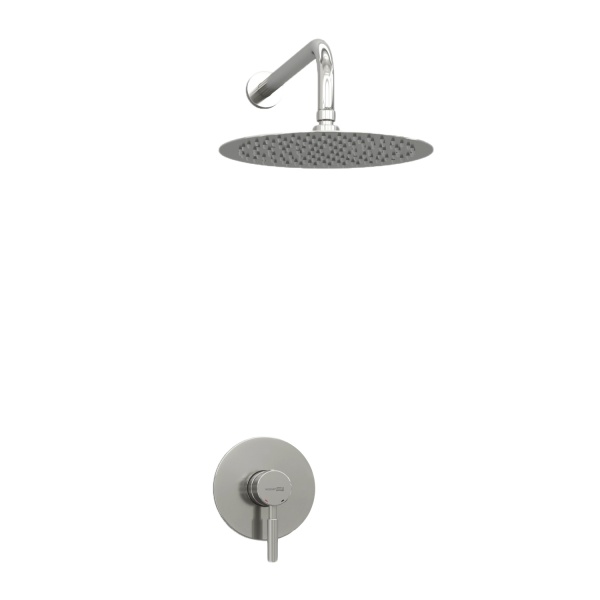 Душевая система со смесителем Wasserkraft  A12497 монтаж встраиваемая в стену без термостата серый