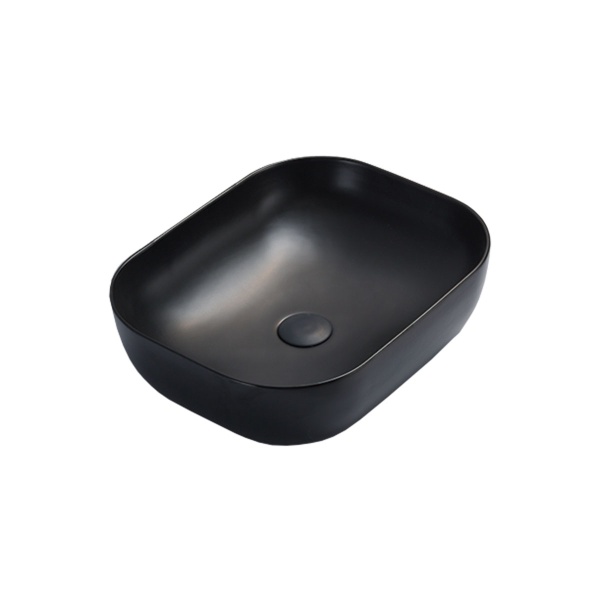 Раковина накладная прямоугольная Vincea  VBS-101MB фарфор цвет черный матовый