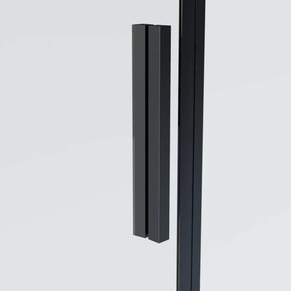 Душевая дверь Vincea Soft 2 VDS-3SO2120CLB 120 см стекла прозрачные, профиль черный