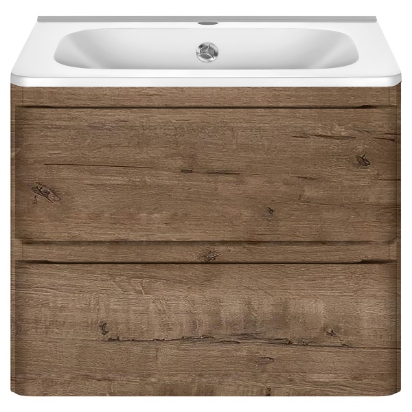 Тумба  подвесная Vincea Vico VMC-2V600VO 60 см  2 ящика цвет V.Oak 