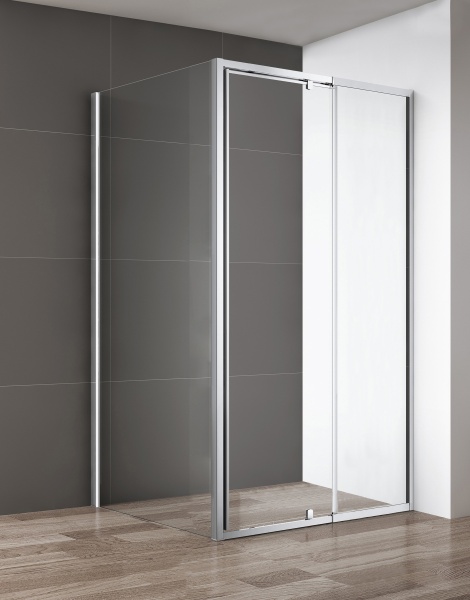 Душевой угол Cezares Variante VARIANTE-AH-1-100/110-100-C-Cr прямоугольная  стекла прозрачные, профиль хром
