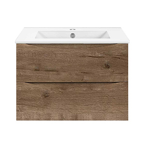 Тумба  подвесная Vincea Mia Slim VMC-2MC600S1VO 60 см  2 ящика цвет V.Oak 