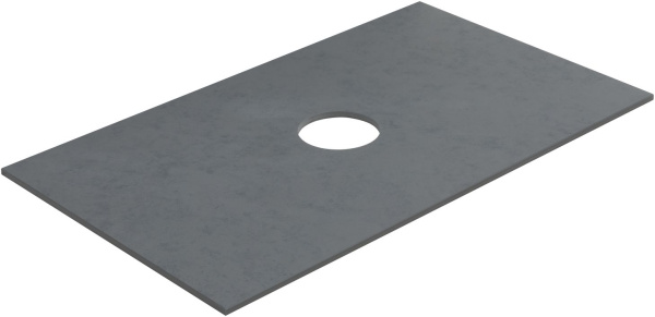 Столешница для ванной Allen Brau Liberty 1.33007.G 70.8 см керамогранит, цвет серый