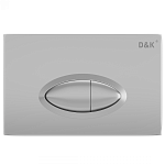 Кнопка смыва механическая D&amp;K Rhein.Marx DB1399002 цвет матовый хром