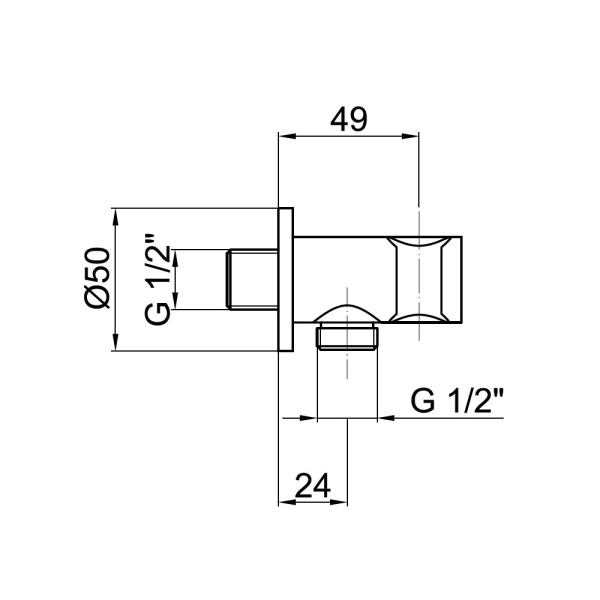 Шланговое соединение Webert  AC0478980 розовое золото 