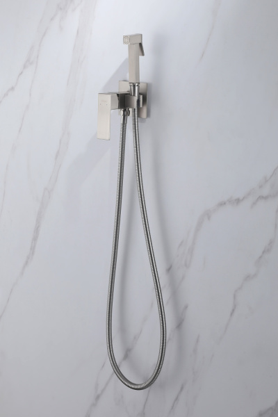 Гигиенический душ Abber Daheim AF8226SP встраиваемый в стену сатин