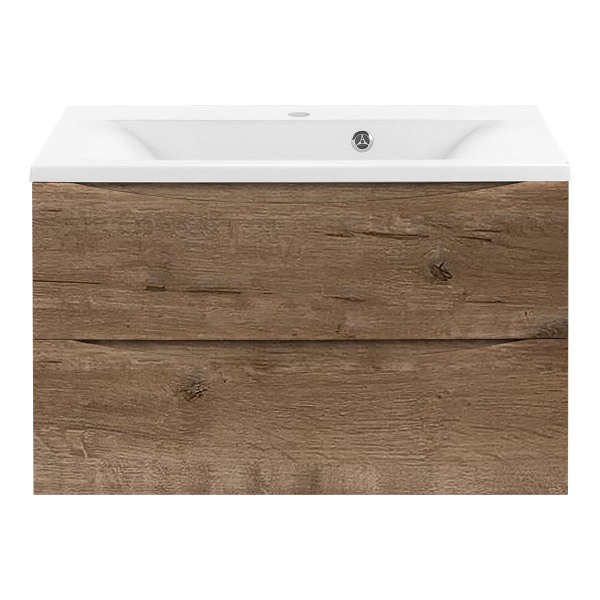 Тумба  подвесная Vincea Mia VMC-2MA750VO 75 см  2 ящика цвет V.Oak 