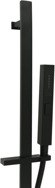 Душевой гарнитур со штангой Allen Brau Infinity 5.21013-31 черный матовый 