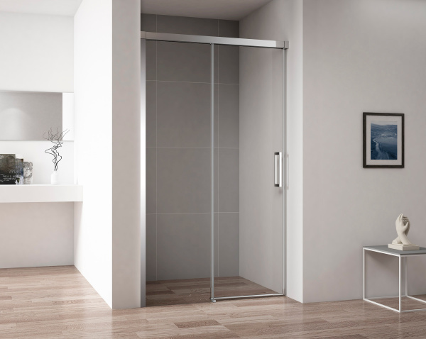 Душевая дверь Cezares Duet Soft DUET SOFT-BF-1-150-C-Cr 152.5 см стекла прозрачные, профиль хром