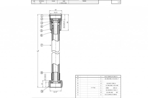 Шланг Bravat  P7231N-RUS  