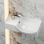 Раковина подвесная прямоугольная Ceramica Nova Element CN6039R фарфор цвет белый