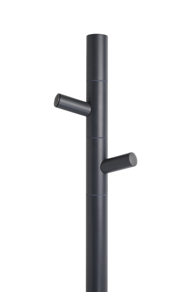 Полотенцесушитель электрический Vincea     VTD-1DGE вороненая сталь матовая